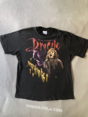 Bram Stoker's Dracula 1992 reprint black short sleeve T shirt
