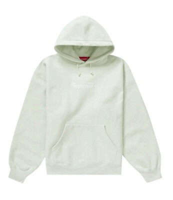New SUPREME BOX LOGO HOODED SWEATSHIRT HOODIE SIZE SMALL LIGHT