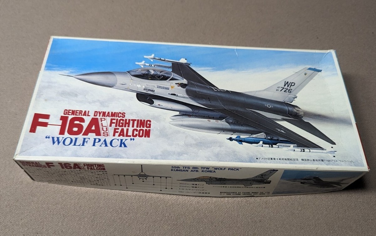 1/72 General Dynamics F-16A Fighting Falcon Plastic Model Kit 7AE2