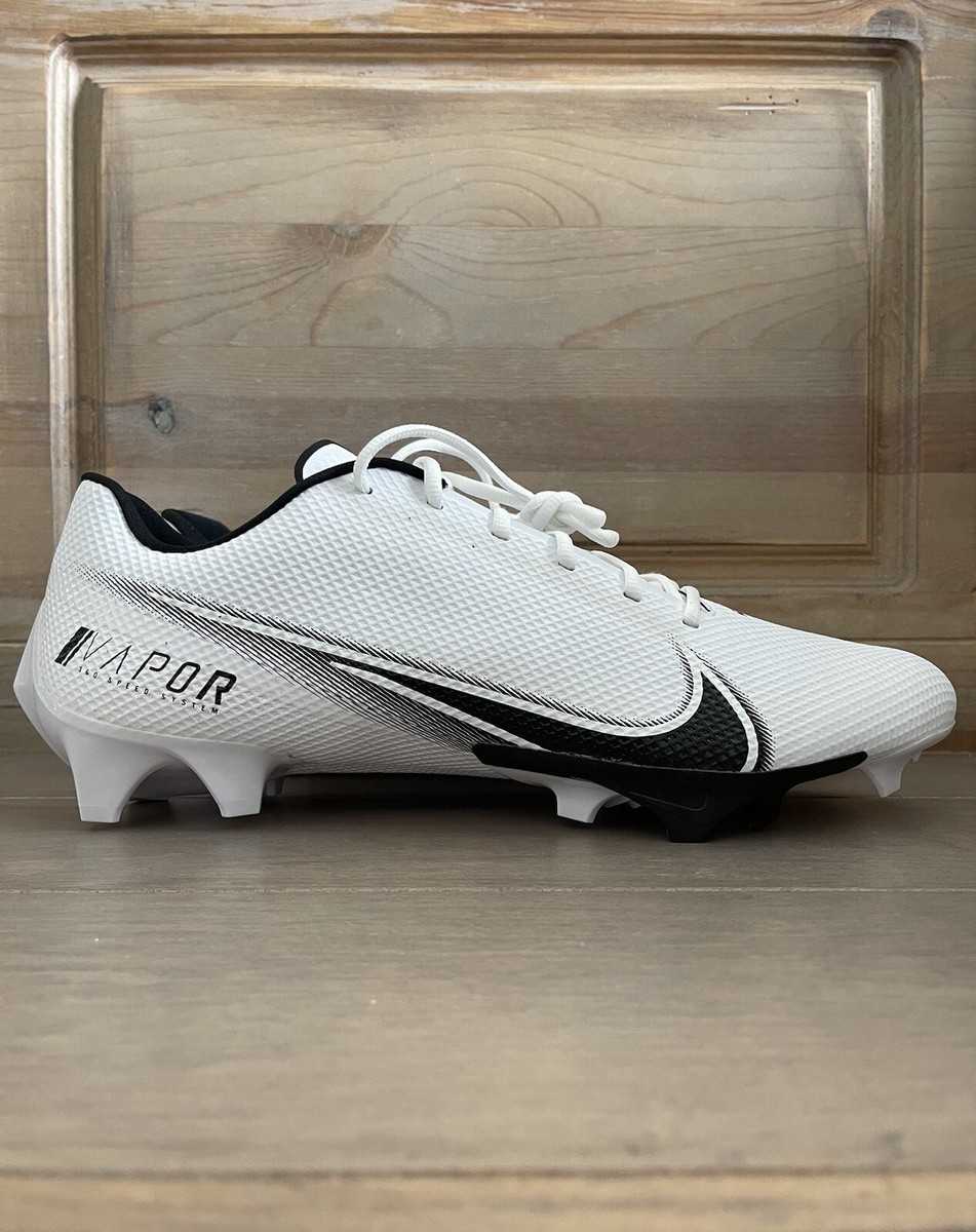 Nike Vapor Edge Speed 360 White Black Football Cleats Men's Size