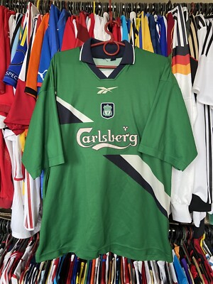 LIVERPOOL 1999 2000 2001 AWAY FOOTBAL SHIRT SOCCER JERSEY REEBOK