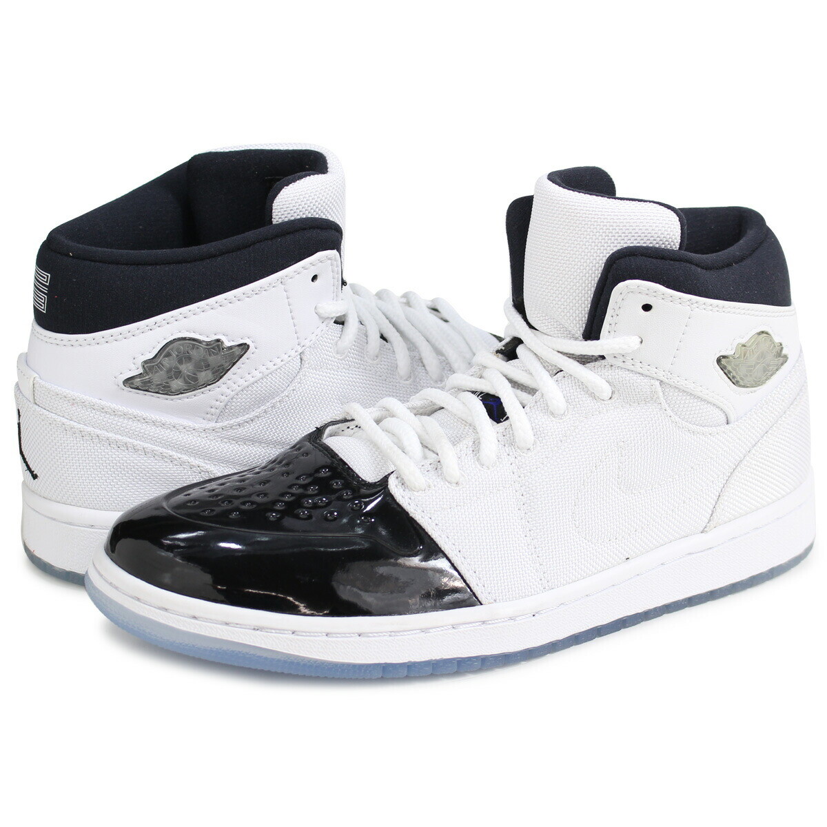 Size 18 Nike Men Air Jordan 1 Retro 95 TXT Shoes 616369 195 White