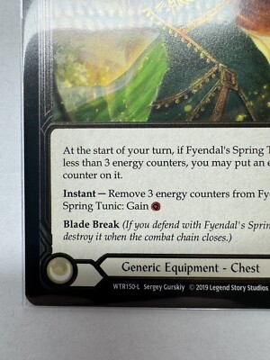 Fyendal's Spring Tunic - Welcome to Rathe Alpha - Cold Foil