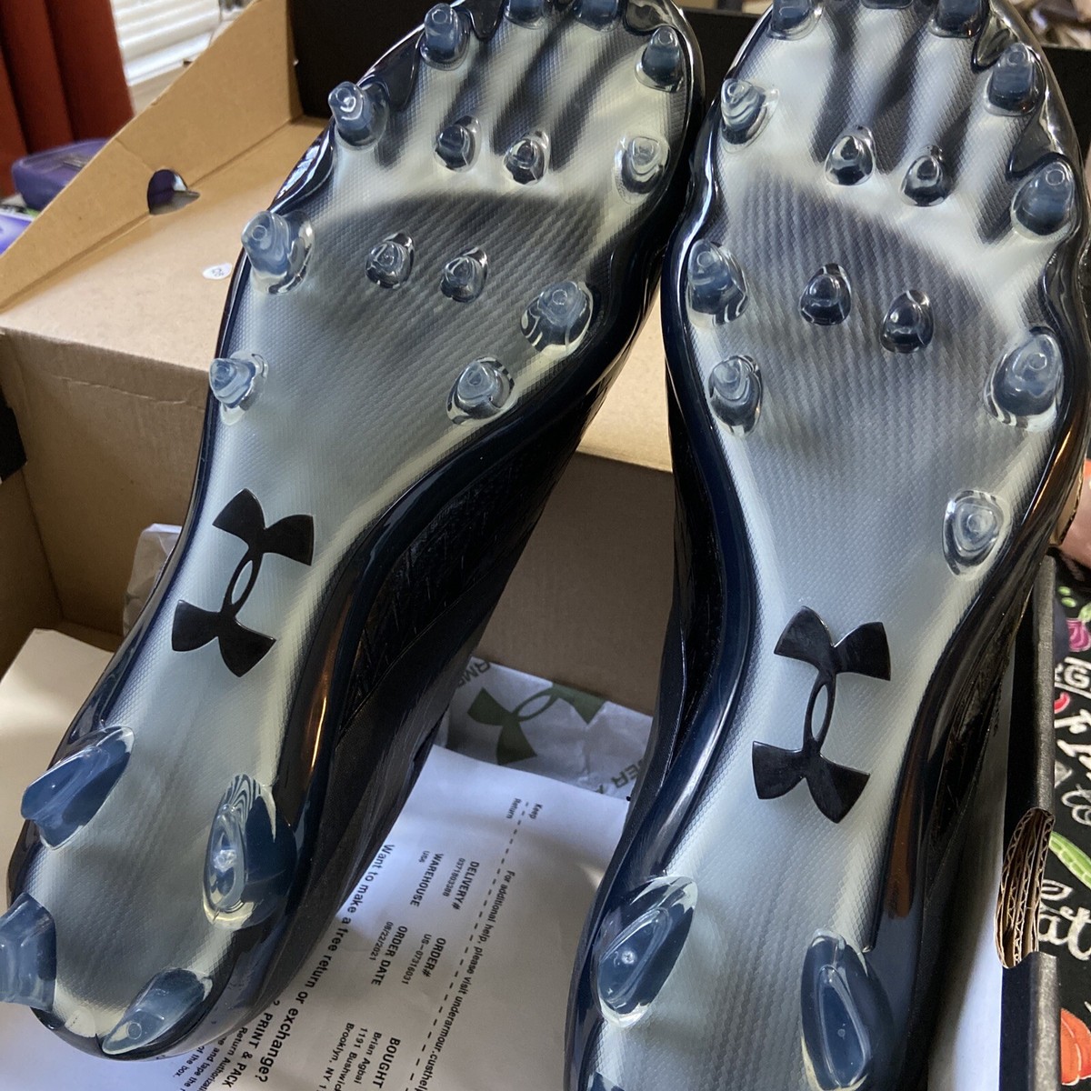 Under Armour Blur Lux MC Black Football Cleats 3023190-001 MENS