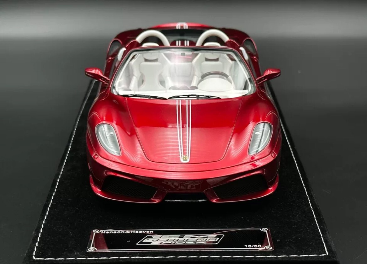 SUPER RARE* HH Model 1/18 Ferrari F430 Scuderia 16M (Rosso Fuoco