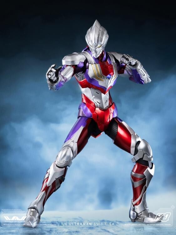 1/6 Sixth Scale Ultraman Suit Tiga Figure by Threezero 908058 | eBay
