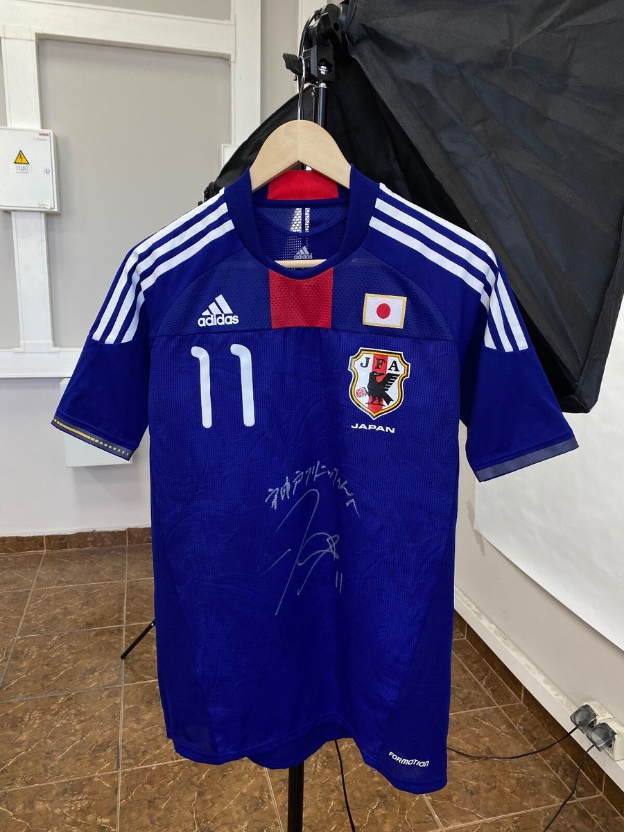 Adidas 2009 Japan JFA Keiji Tamada Jersey With Autograph Y2K size