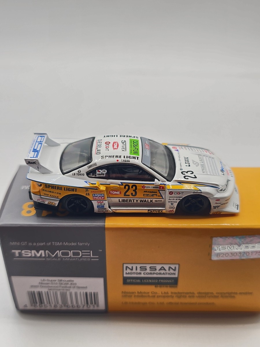 Mini GT 1:64 Nissan LB-Super Silhouette S15 SILVIA #23 Goodwood