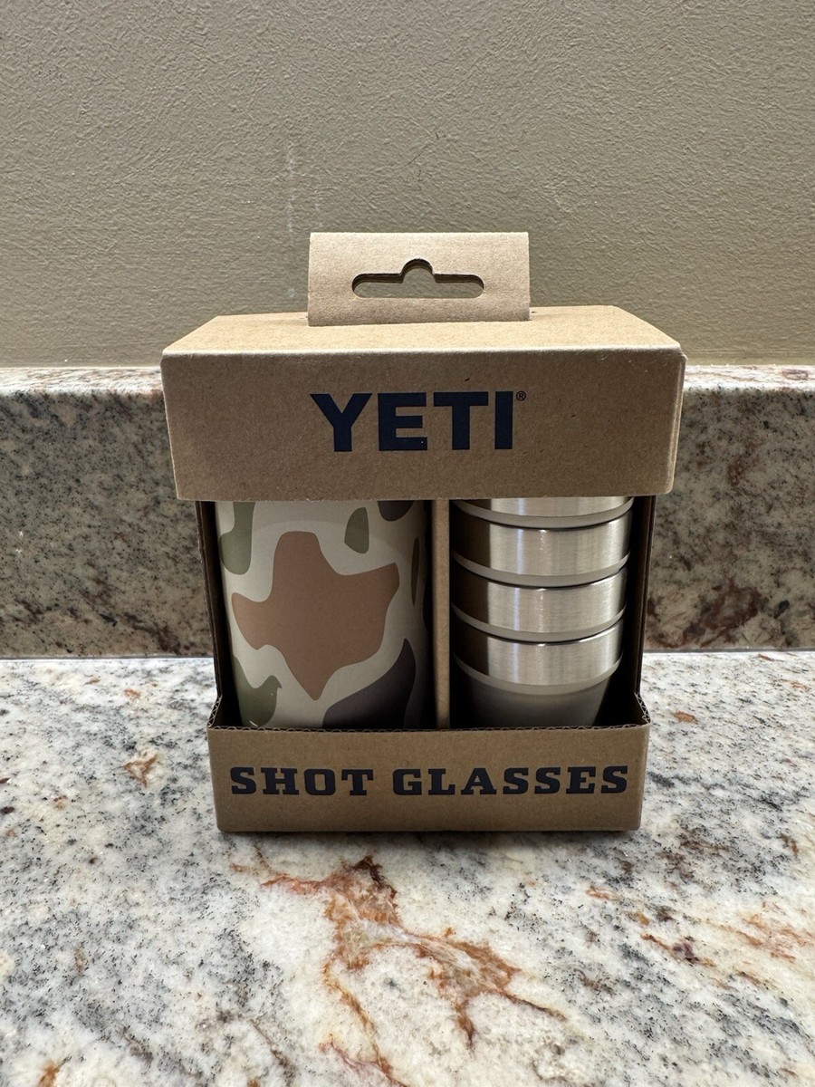 YETI Shot Glasses 🥃 - RARE & SOLD OUT - Tan Camo OG 🦆- Limited