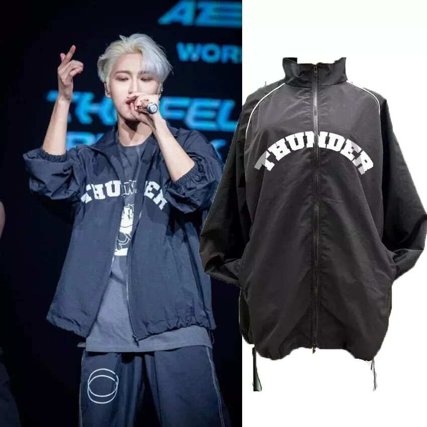 Kpop ATEEZ Thunder Jacket THE FELLOWSHIP BREAK THE WALL WORLD TOUR
