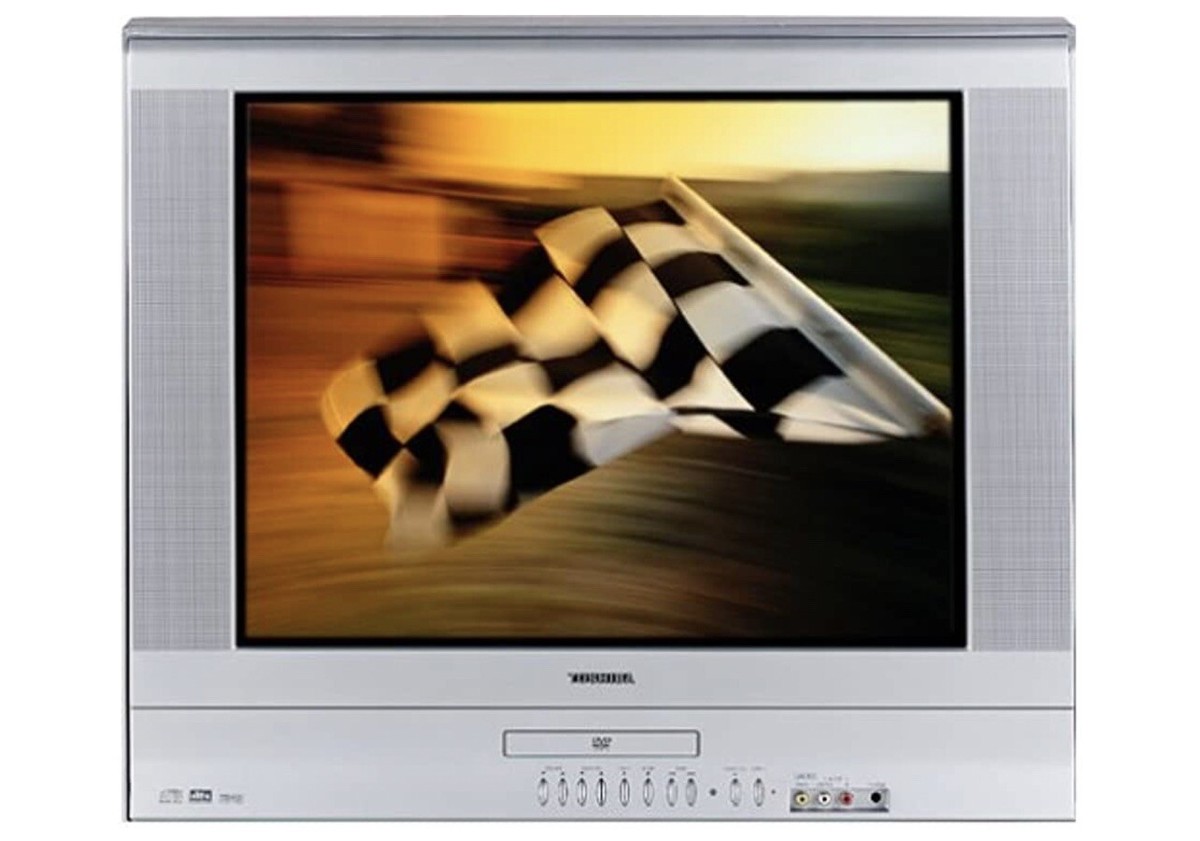 24” CRT Toshiba MD24FP1 TV/DVD Combo Video Gaming Retro Flat
