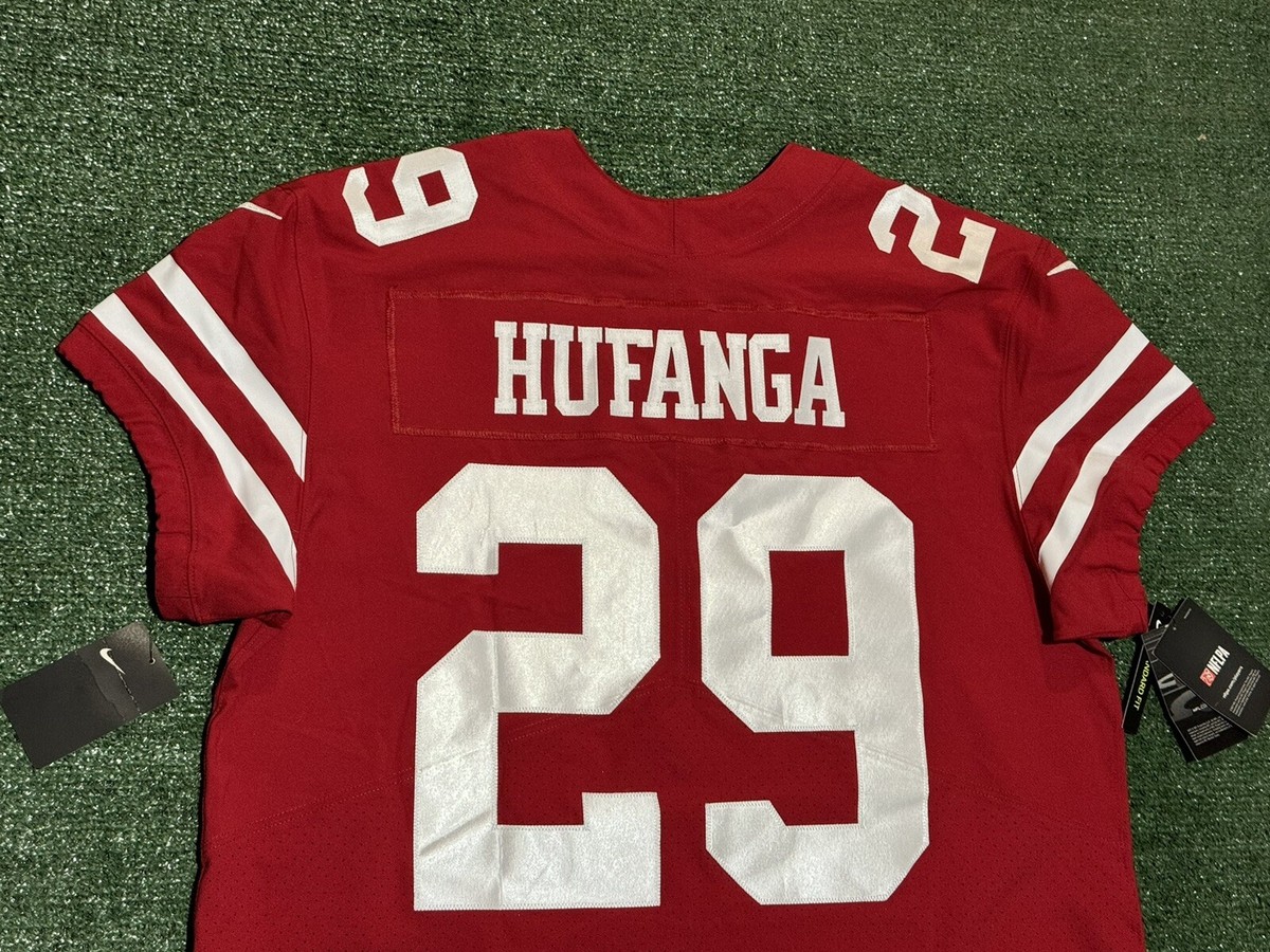 Talanoa Hufanga San Francisco 49ers Red Nike Vapor Elite Jersey
