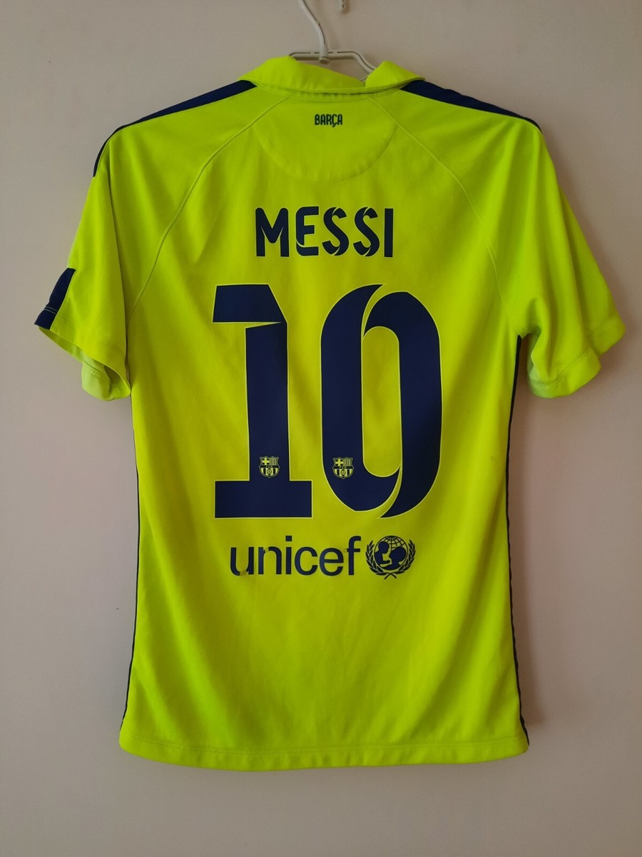 Barcelona Third Football Shirt Jersey 2014 2015 Nike Size S Lionel
