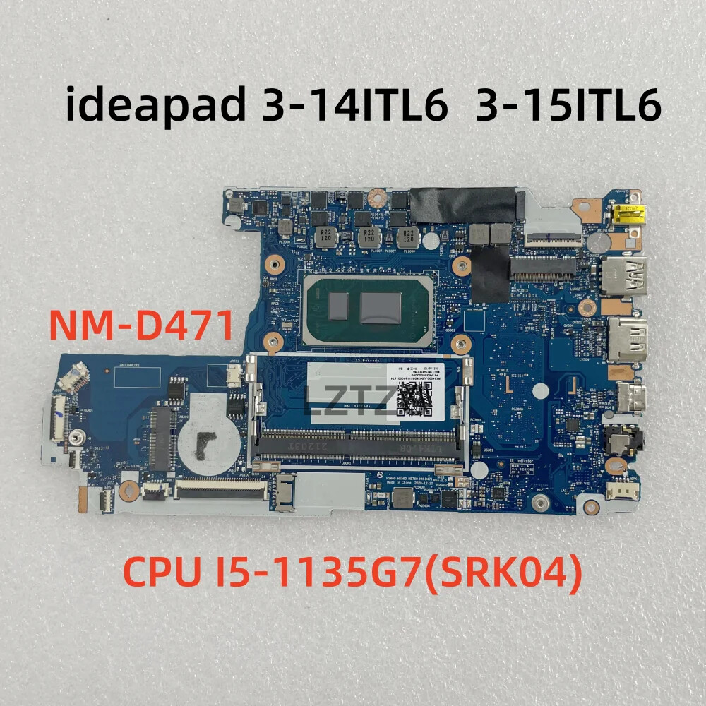 NM-D471 For Lenovo ideapad 3-14ITL6 3-15ITL6 Motherboard I5-1135G7