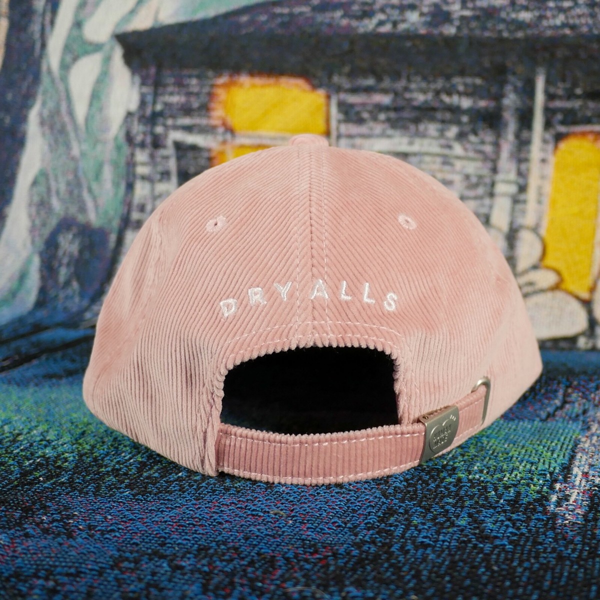 Human Made Corduroy Heart Logo Ball Cap Pink Strapback Hat NIGO