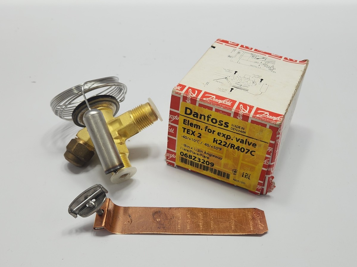 DANFOSS TEX2 068Z3209 THERMOSTATIC EXPANSION VALVE R22/R407C | eBay