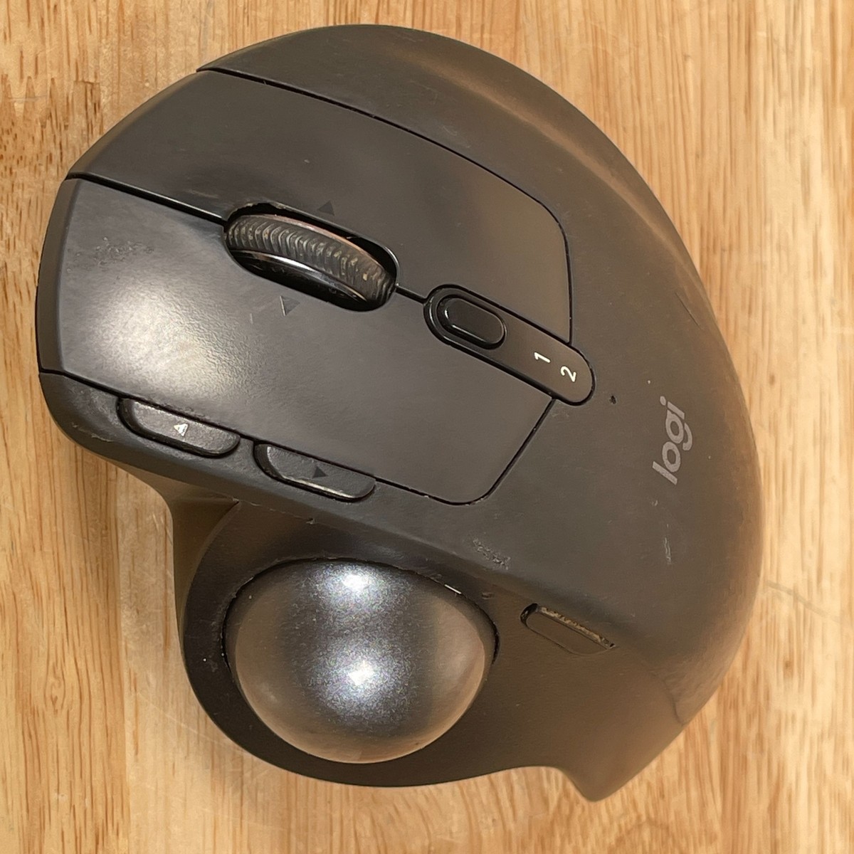 Logitech MX Ergo M-R0065 Black USB Ergonomic 100DPI Wireless