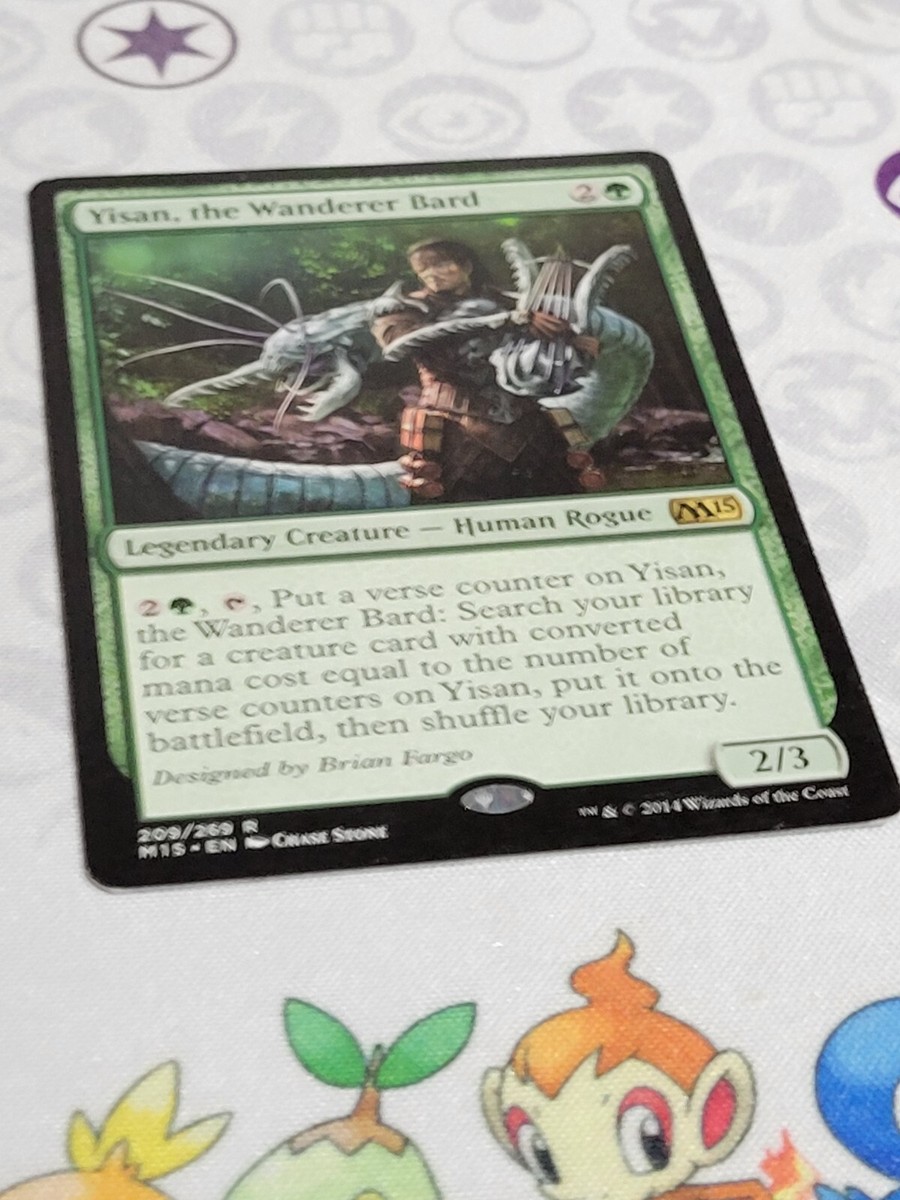 C3531 MAGIC MTG M15 CORE SET 2015 YISAN THE WANDERER BARD MP RARE