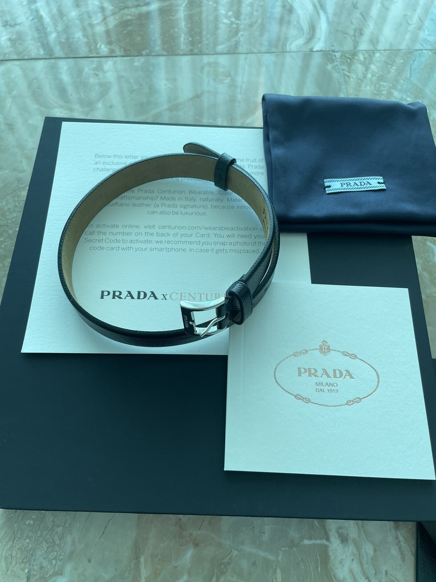 Prada x American Express Amex Centurion Black leather Wearable