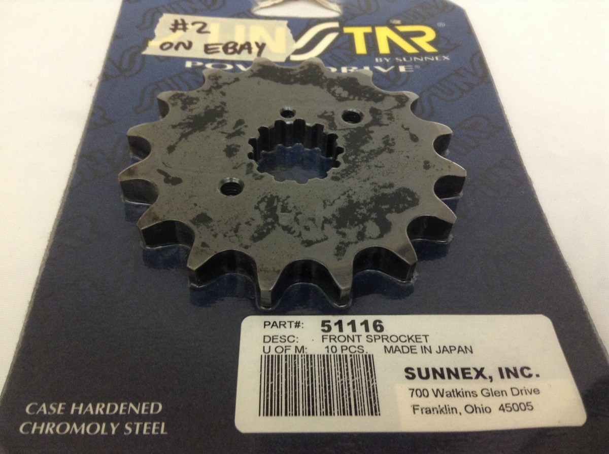 NEW* SUNSTAR ZX6 ZX9 GSXR600 GSXR750 FRONT CHAIN DRIVE SPROCKET