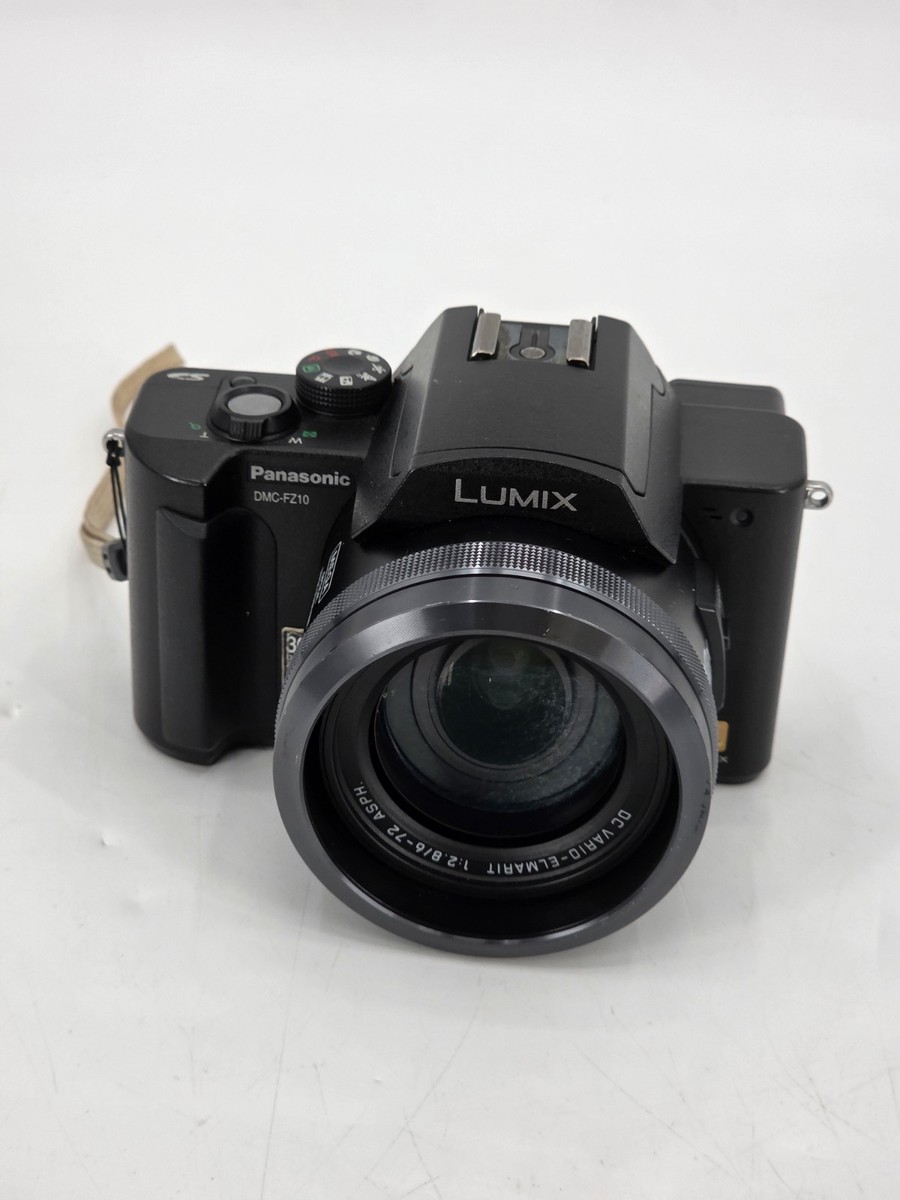 Panasonic Lumix DMC-FZ10 Digital Camera BLACK- No Charger | eBay