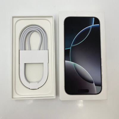 Apple iPhone 16 Pro - 128GB - White Titanium (Unlocked) - Open Box