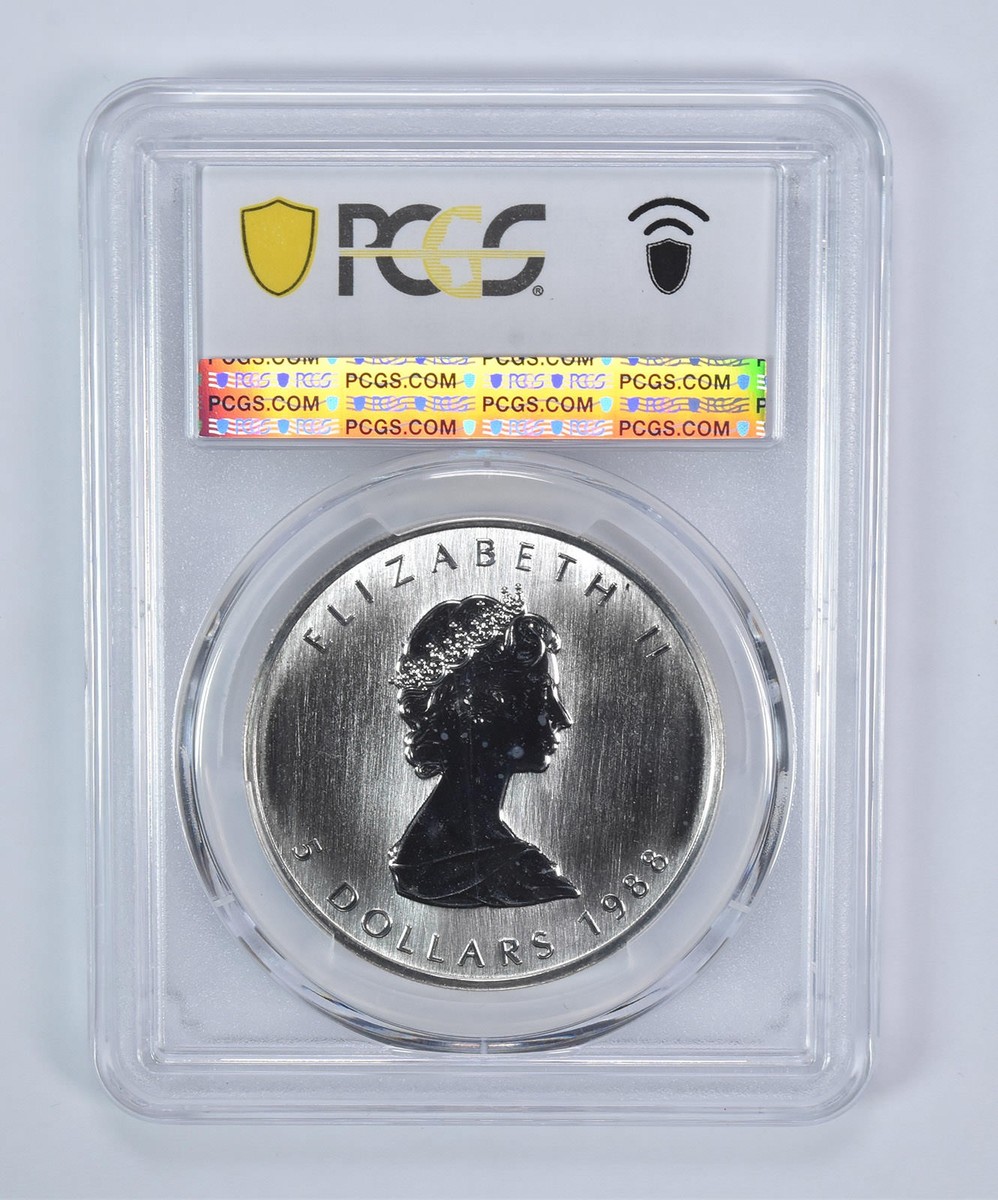 1988 Canada 5 Dollars Silver Maple Leaf MS69 PCGS Blue Label | eBay