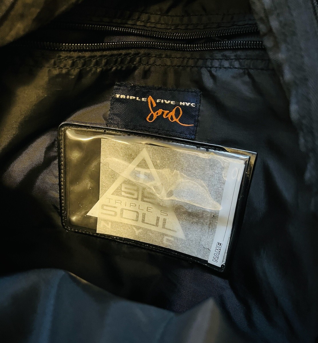 TRIPLE FIVE SOUL NYC Vintage Camping, Hiking, Urban Backpack Black