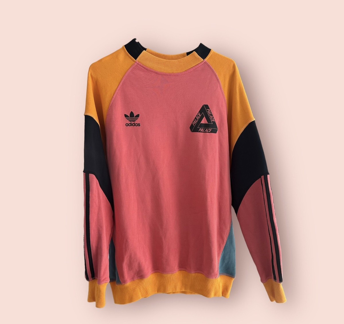 Adidas X Palace SS17 Loopback Sweat Crewneck Sweatshirt Crew SZ