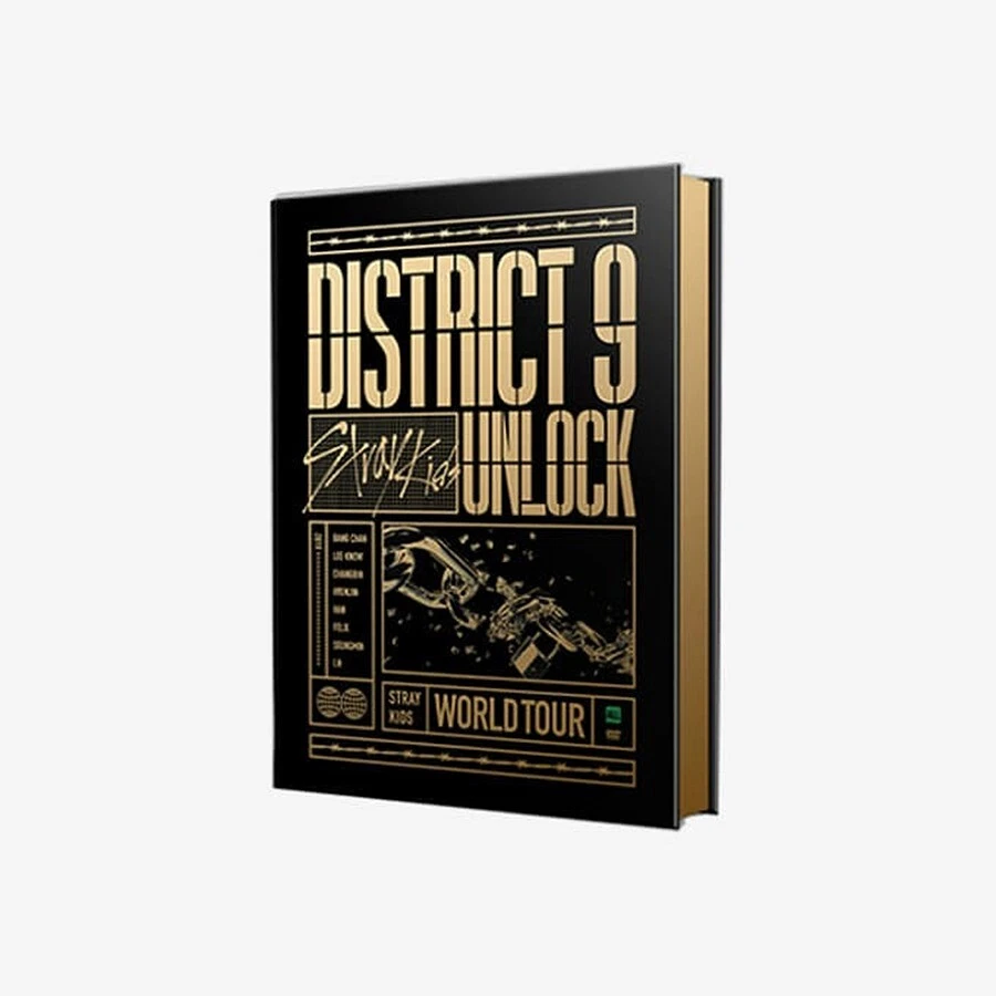 STRAY KIDS WORLD TOUR DISTRICT 9 UNLOCK IN SEOUL DVD/2DVD+P.Book+
