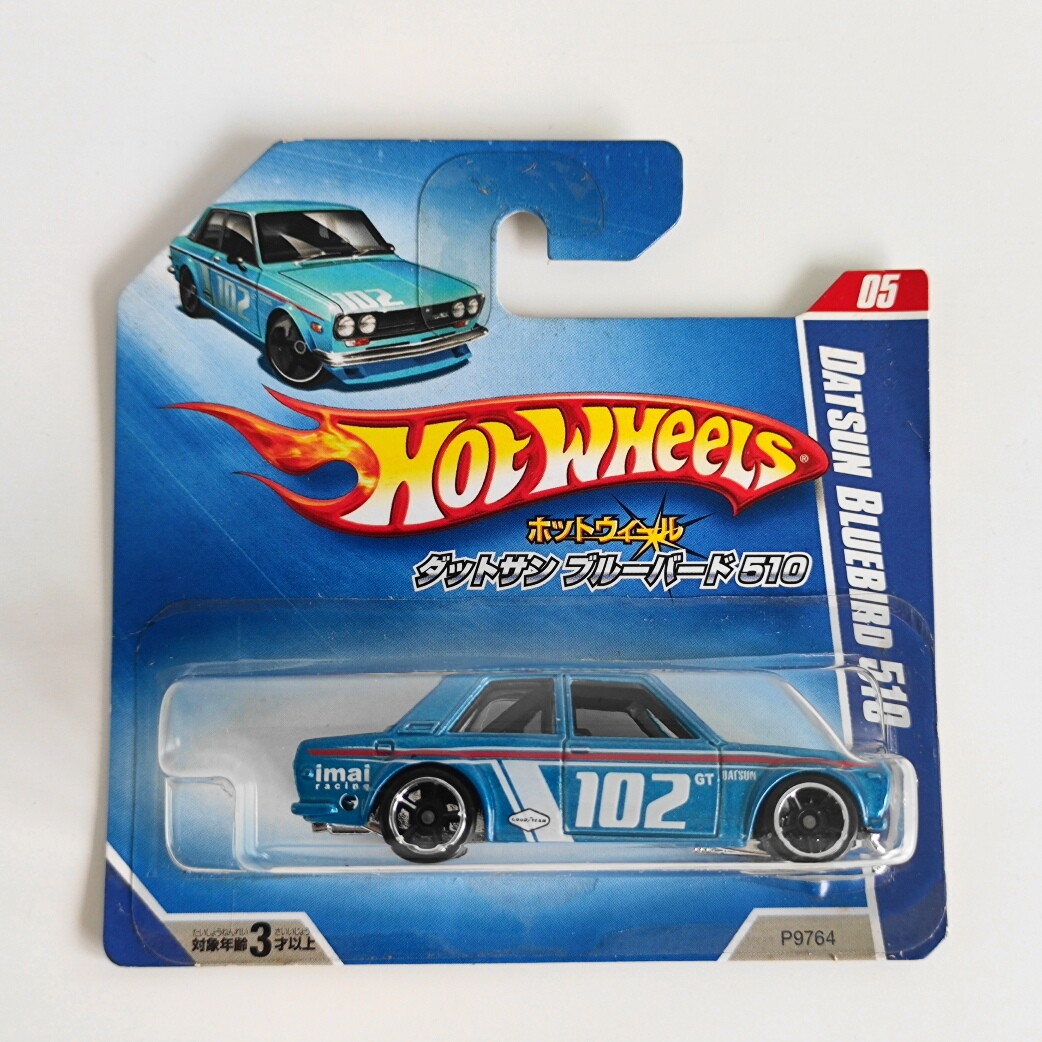 HOT WHEELS JAPANESE CARD #05 DATSUN BLUEBIRD 510 | eBay