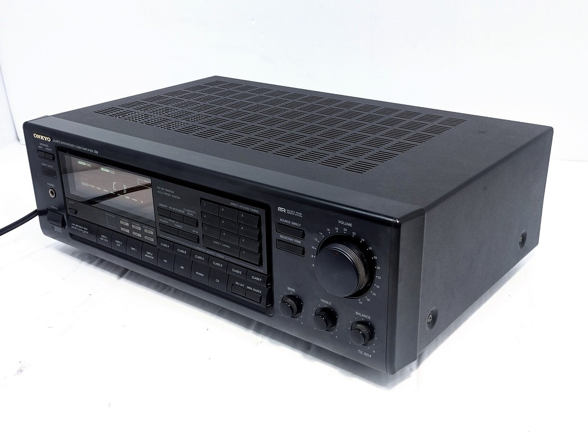 Onkyo TX-906 Quartz Synthesized Tuner Amplifier | AM/FM | Black