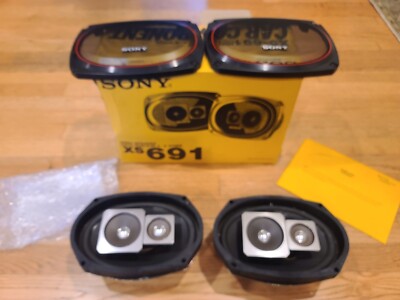 Vintage Sony XS-691 3 Way Speakers Japan RARE | eBay