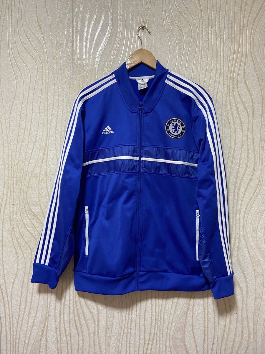 CHELSEA 2013 2014 ANTHEM FOOTBALL SOCCER TRACK JACKET ADIDAS