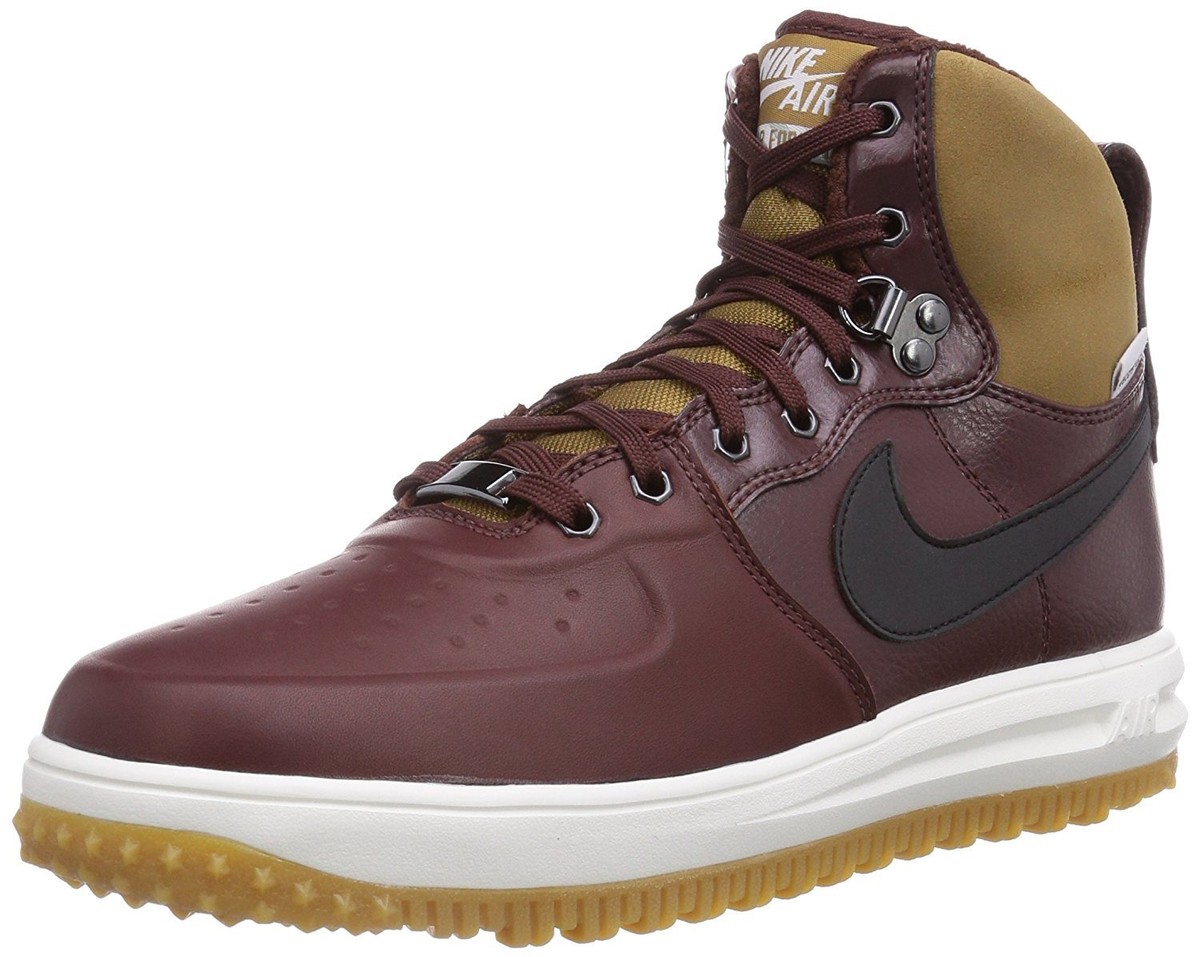 Nike Lunar Force 1 Men's Sneaker Boots (654481-200) BROWN/BLACK