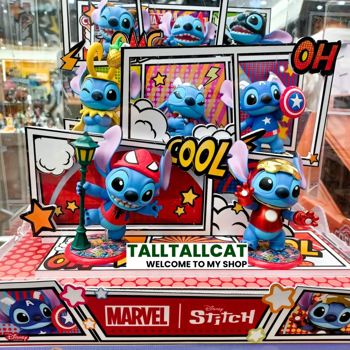 Hot Toys x Disney CBX300 Marvel Stitch Cosbi Full box (Case of