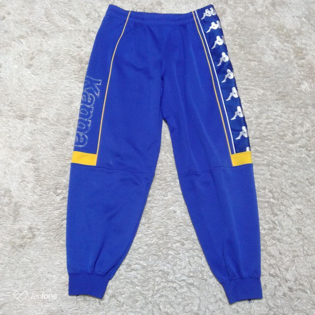 Kappa Juventus SONY Tracksuit 90s Blue Jacket Pants Set Size L