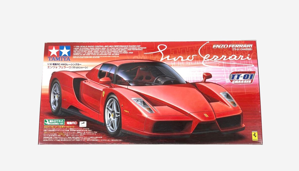 Tamiya 1/10 #58302 RC 4WD ENZO FERRARI TT-01 Chassis Electric