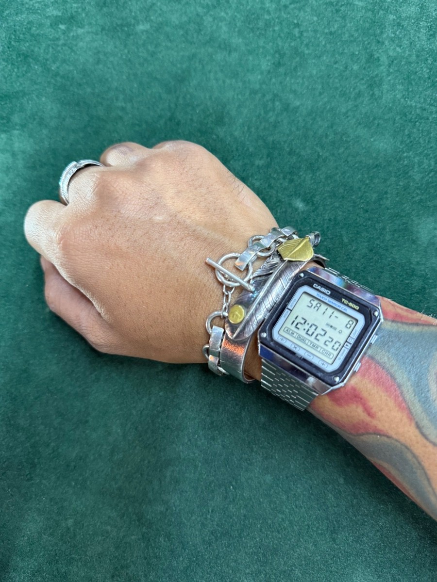 Vintage 80s Casio TC-500 Touch Sensor Calculator Digital Wrist