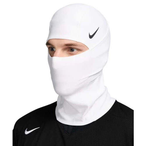 Nike Pro Therma Fit Hyperwarm Hood Mask Dri Fit Balaclava White