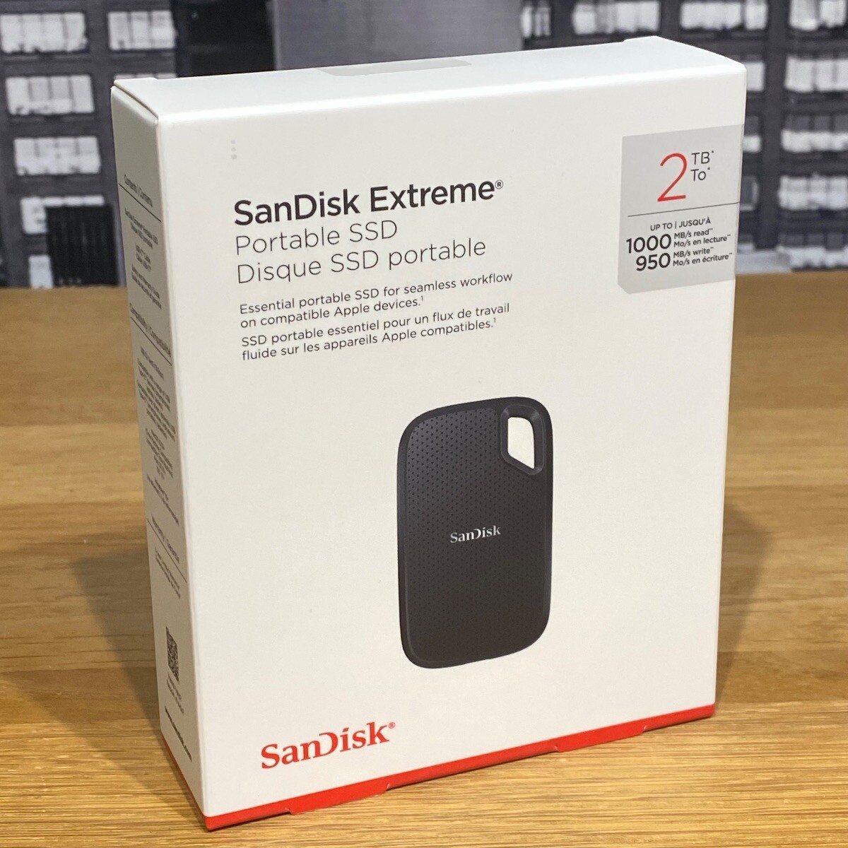 SanDisk Extreme® Portable SSD 2TB USB-C 3.2 iPhone iPad MacBook