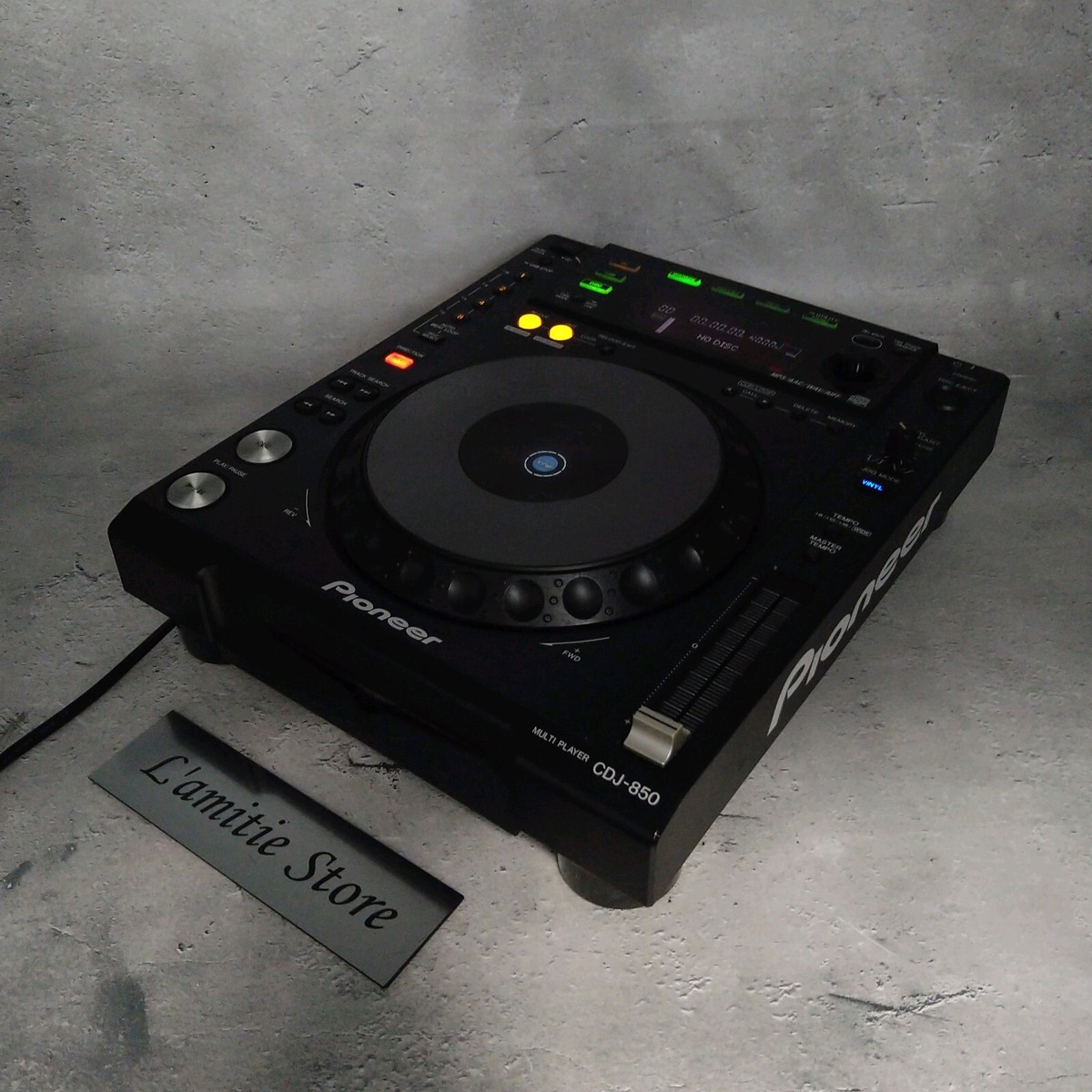 Pioneer CDJ-850 Black Pro DJ Multi Player Digital Turntable CDJ850