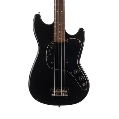 Vintage Fender Musicmaster Bass Black 1979 | eBay