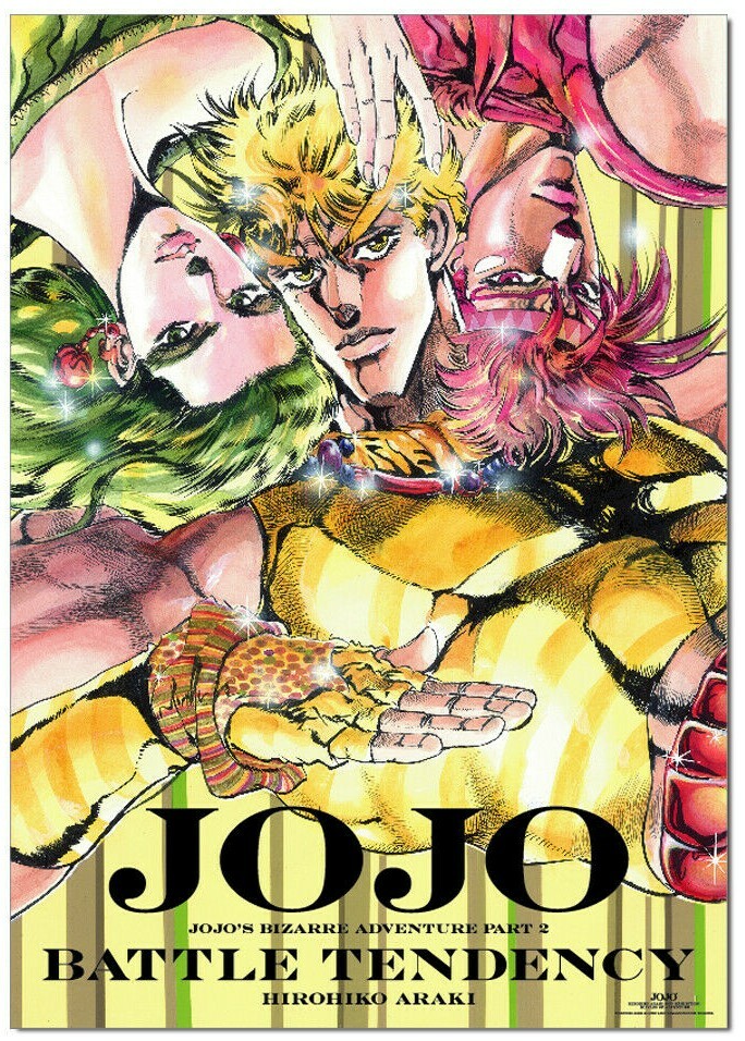 Araki Hirohiko EXHIBITION JOJO's Bizarre Adventure B2Poster Part2