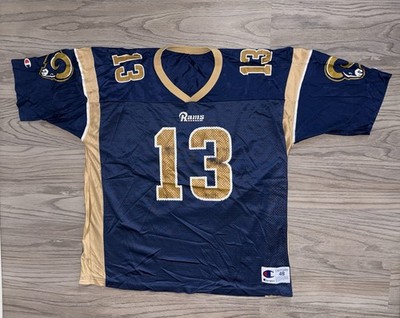 Vintage Champion NFL Jersey Kurt Warner #13 St. Louis Rams Mens