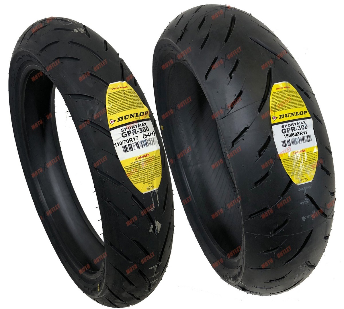 Dunlop Sportmax GPR-300 110/70ZR17 150/60ZR17 Front & Rear