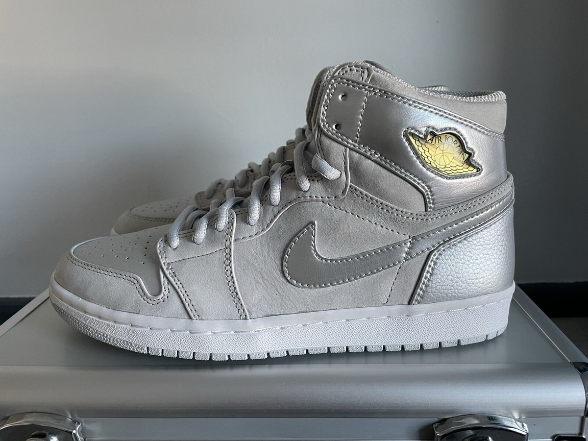 Original 2001 Japan Only Jordan 1 Cojp Metallic Silver With