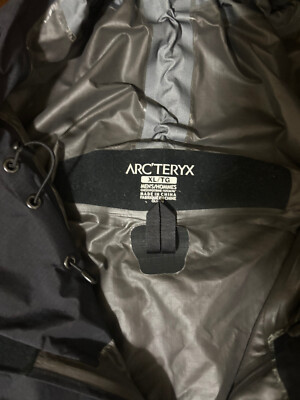 Arc'teryx Alpha SL Jacket Mens XL Black Hooded Gore-Tex Paclite