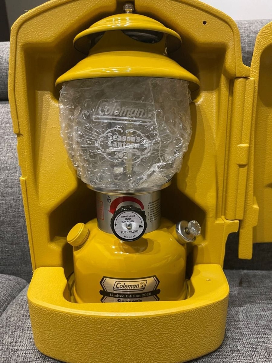 Coleman Seasons Lantern 2020 limited edition mustard unused | eBay