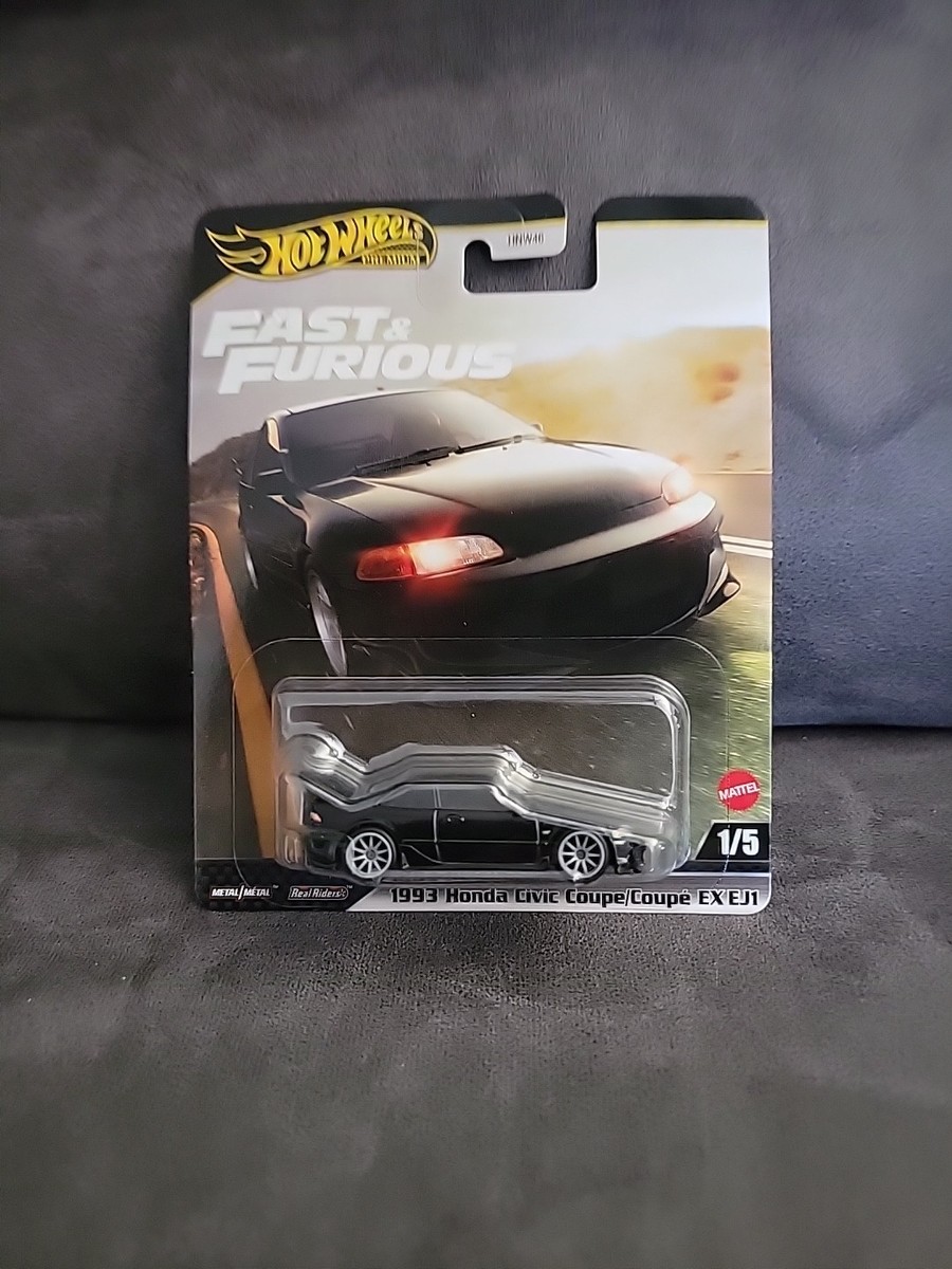 Hot Wheels 2025 Fast And Furious Premium 1993 Honda Civic Coupe EX